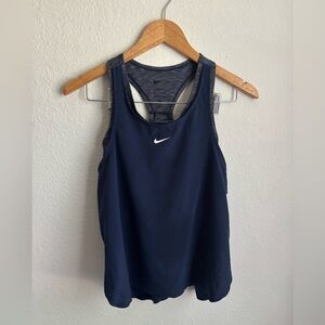 Nike Blue Sleeveless Relaxed Tank Top